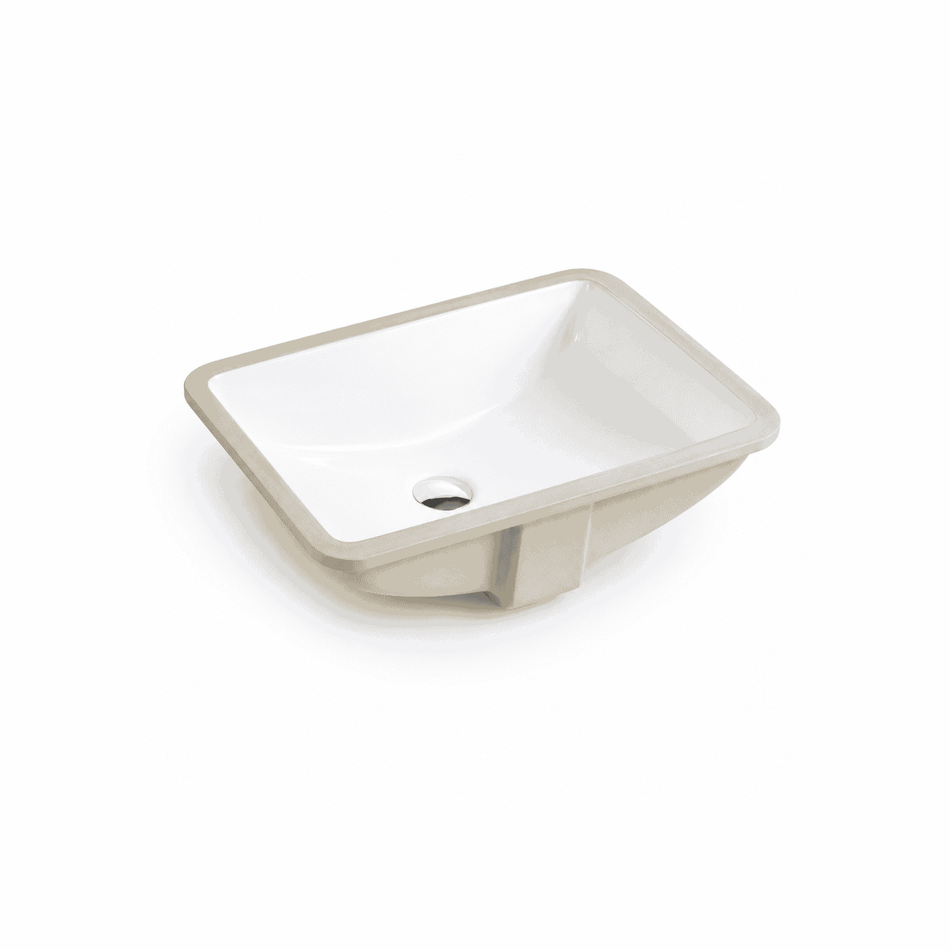 Monaco 20.87 in. x 14.96 in. x 7.87 in. Undermount Bathroom Sink with Easy-Clean Glossy Finish