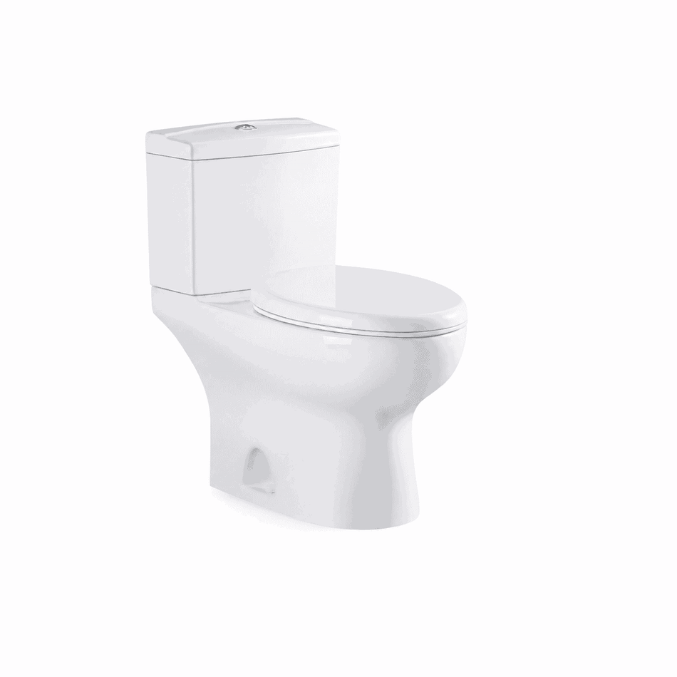 Seville 28.3 in. L x 15.7 in. W x 29.5 in. H Elongated Two-Piece Toilet with Dual Flush
