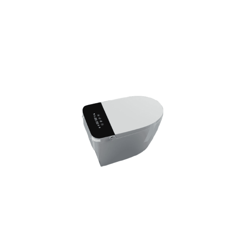 Prague 27.0 in. x 15.7 in. x 18.3 in. Elongated Smart Toilet with Heated Seat, Bidet Wash and Automatic Flush