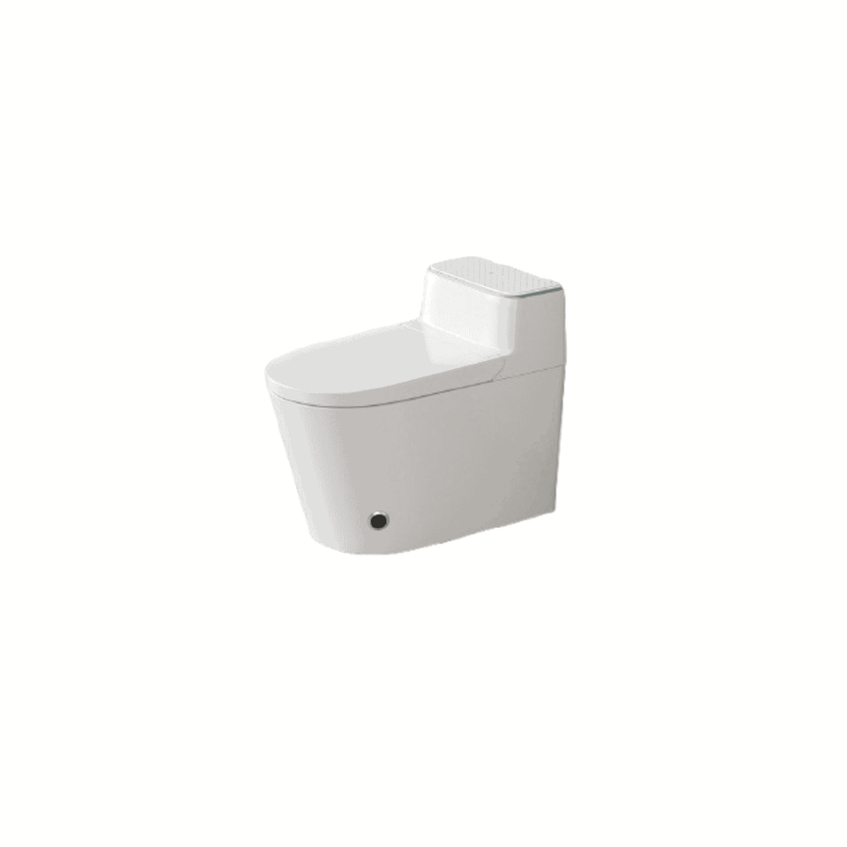 Helsinki 28.3 in. x 15.7 in. x 23.6 in. Elongated Smart Toilet with Heated Seat and Automatic Flush
