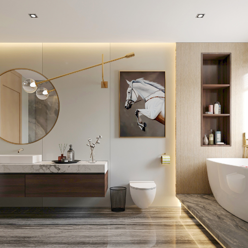 White High Gloss 96.06 in. x 39.37 in. Waterproof PVC Shower Wall Panel with Grout-Free Easy-Clean Surface