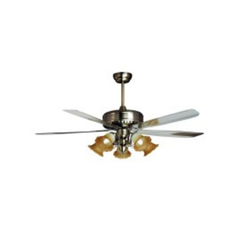 52 ZSM 510 52" Indoor Ceiling Fan with Integrated Light and Wood Blades