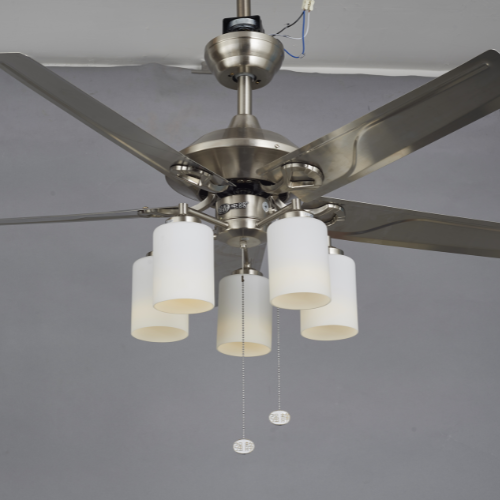 52 ZSM 523 52" Indoor Ceiling Fan with Integrated Light and Metal Blades