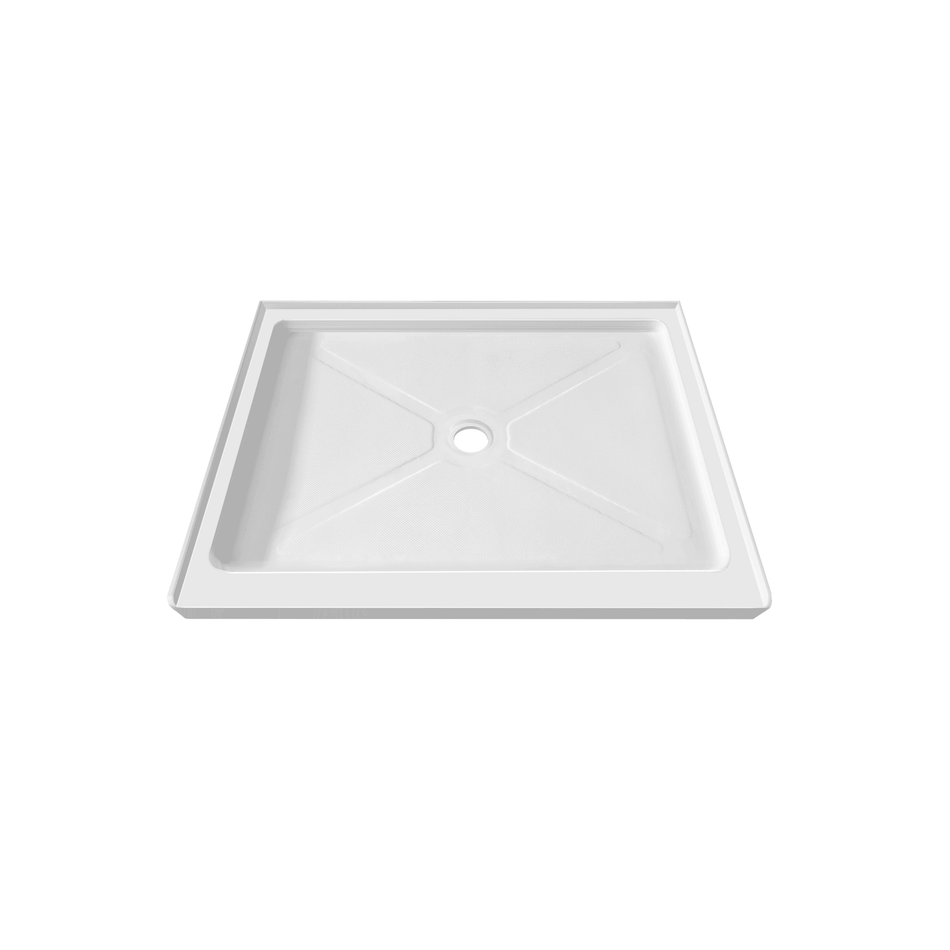 Monterey 60 in. x 32 in. Acrylic Shower Base with Left, Center or Right Drain and Slip-Resistant Surface