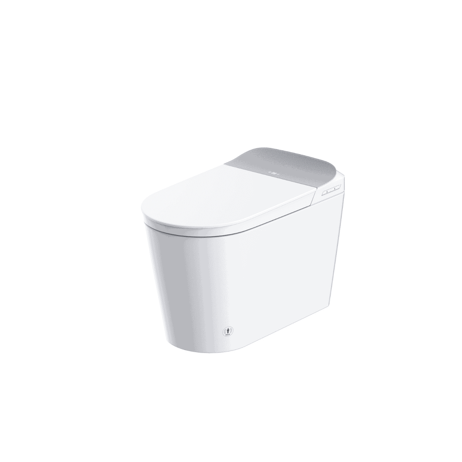 Athens 27.95 in. L x 16.14 in. W x 19.84 in. H Elongated Smart Toilet with Heated Seat, Warm Air Dryer and Automatic Flush
